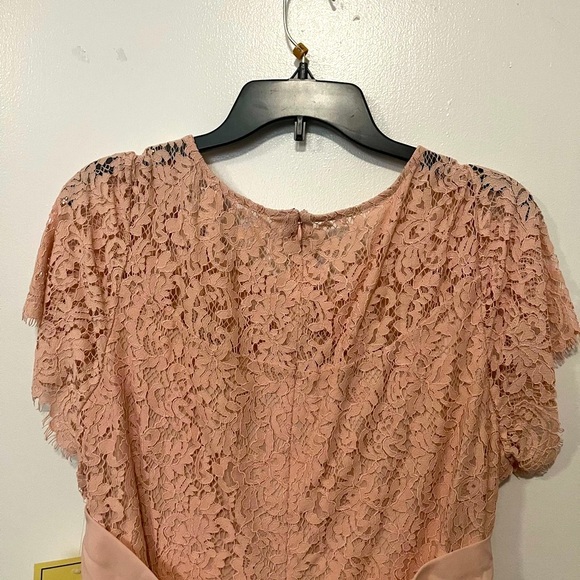 Elegant Pink Lace Top - Picture 4 of 7